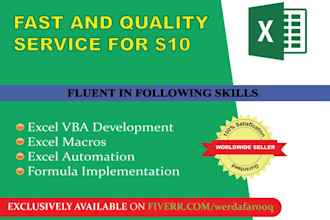 create and format excel or google spreadsheet