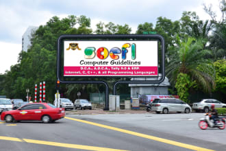 design creative banners for outdoor ad