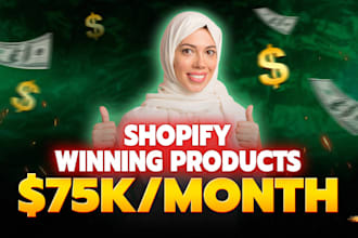 find shopify dropshipping winning products with analysis, video ads