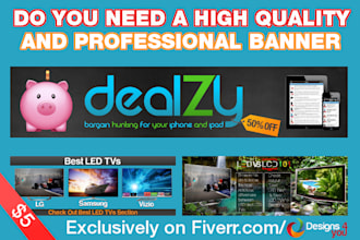 design a Unbelievable and Professional BANNER