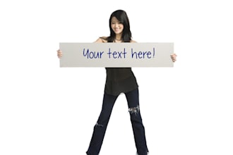 write something on a girls hand/sign with photoshop