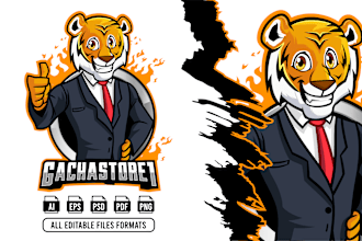 design your cartoon logo,mascot,gaming and twitch