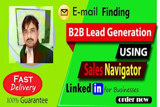 do b2b lead generation and targeted email finding list