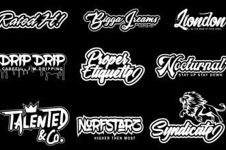 do modern fashion brand urban clothing brand streetwear logo