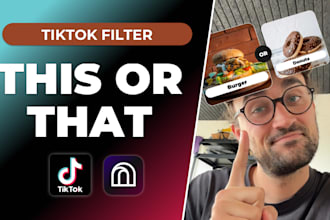 create a this or that filter for tiktok with effect house