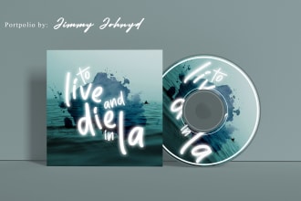 design artistic album cover and single cover professionally