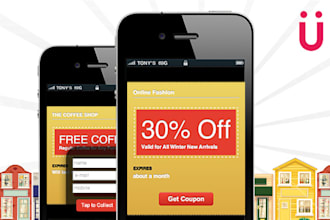 help you to create an awesome mobile voucher and coupon campaign using QRCode, Facebook, Twitter or any online content on Umobi