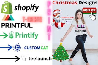 develop a print on demand shopify store using printful dropshipping store