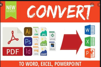convert document pdf to excel