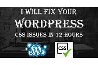fix your wordpress header, footer, layout, responsive or css issues in 12 hours