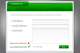 create a fully working web form with html, php and mysql