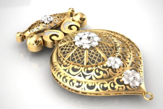 do jewelry cad modeling ready for 3dm printing