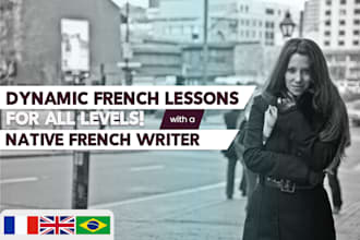 provide dynamic french lessons online