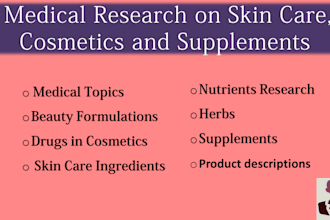 write SEO optimized skincare, cosmetic and beauty blog or content