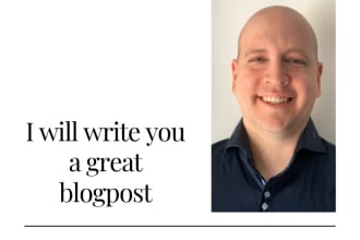 write you an attractive and original blog post or article