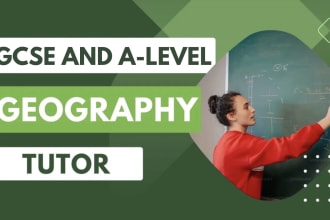 tutor geography for gcse and a level students