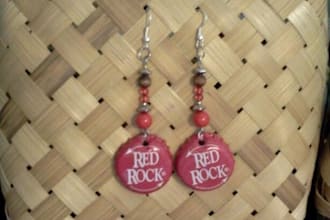 make you a custom pair of bottle cap earrings