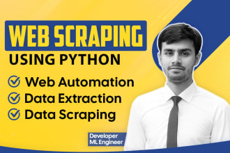 do python web scraping, data scraping, data mining, web scraper