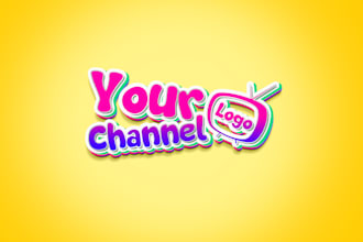 do colorful kids logo design