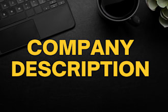 write inspiring company description, about us and objectives
