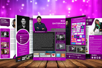 do corporate epk,media kit,press kit, speaker kit,one sheet