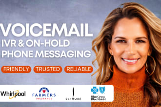 record a professional phone message or business voicemail