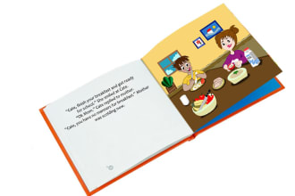 draw children storybook and coloring book illustrations