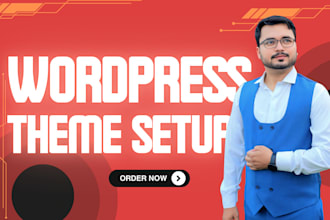 install wordpress theme and import demo