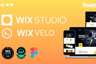 do website development with wix studio and wix velo