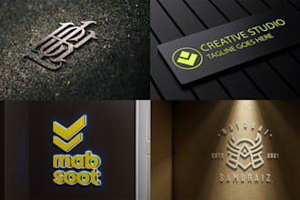 create stunning 3d logo mockups to elevate your brand identity