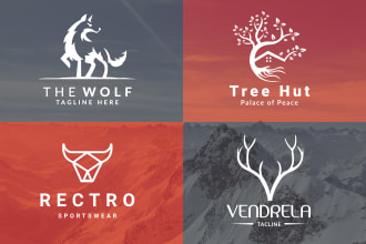 design unique minimalist and premium quality logo for you