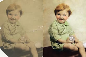 restore an old picture