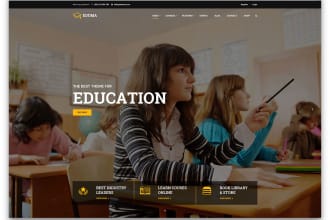 create online education website for school and university