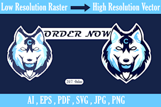 do manual vector tracing, vector logo in adobe illustrator