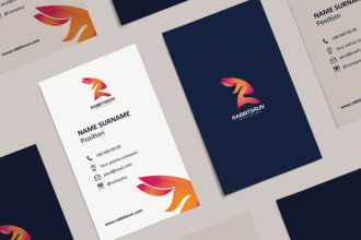create modern logo design, business card, and stationery