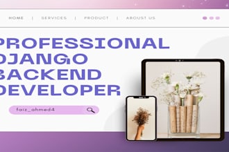 do professional backend programming with python django