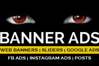 do banner ads and slider design