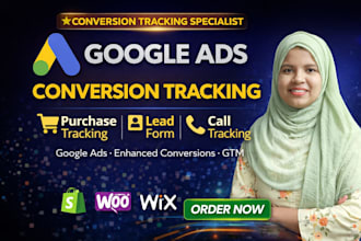 fix or setup google ads conversion tracking on shopify, woocommerce