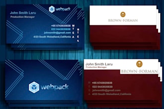 design professional business cards