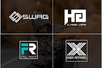 design luxury urban streetwear clothing brand logo design