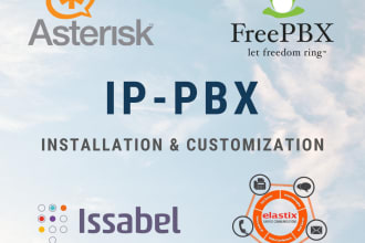 develop asterisk based voip pbx and security