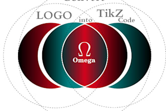 convert your logo into a latex tikz code