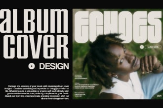 make a professional album art for your single or ep or album