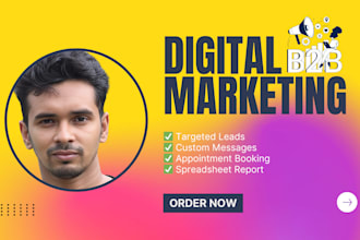 work as your linkedin marketing manager and b2b appointment setter