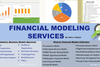 build a financial model, projections, or forecasts for your startup or project