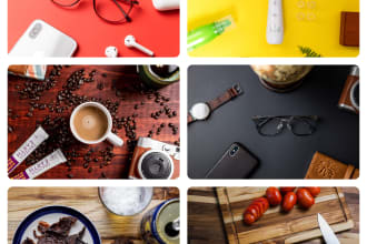 do flat lay product photography