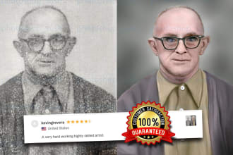 restore very old images and repair very damaged photo