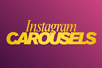 create instagram carousels for you