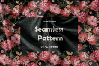 design seamless patterns for textile