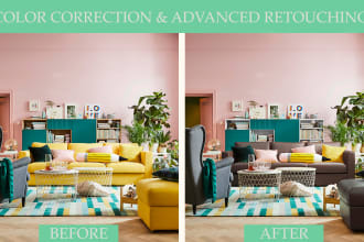 professionally color correct and retouch images